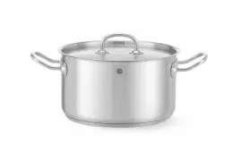 Střední nerezový hrnec - objem 5,5 l Kitchen Line