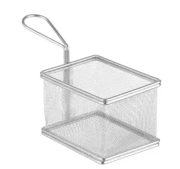 Miniaturní košík na smažené občerstvení