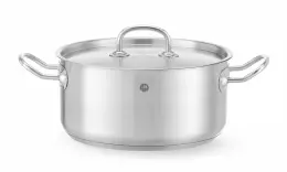 Nerezový nízký hrnec - objem 5 l Kitchen Line