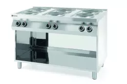 Šestiplotýnkový elektrický sporák Kitchen Line
