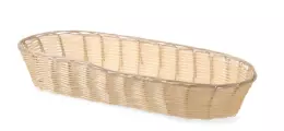 Oválný polyirratanový košík na chléb dlouhý HENDI 426906