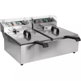 Elektrická fritéza 2-komorová 2x6 l