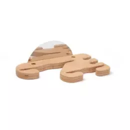 Věšák na lopatky a kartáče na pizzu - dřevěný