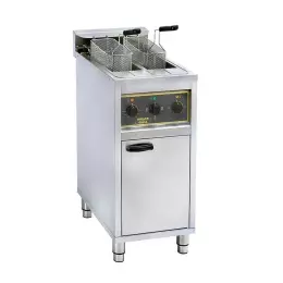 Elektrická fritéza se 2 komorami na základní desce - objem 2x10 l