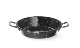 Smaltovaná pánev na paellu o průměru 10 cm HENDI 622704