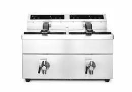 Dvoukomorová indukční fritéza Kitchen Line 2x8 l
