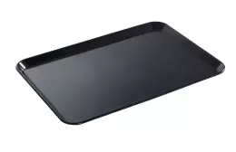 Černý melaminový podnos