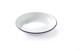 Hluboký smaltovaný talíř - průměr 18 cm