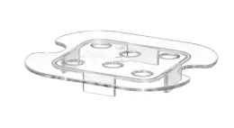 Odtok pro kontejnery GN 1/6 z polykarbonátu