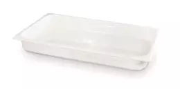GN 1/1 květináč 6,5 cm hluboký z bílého polykarbonátu