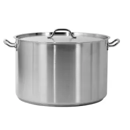 Střední nerezový hrnec - objem 62,8 l s poklicí
