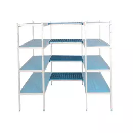 Propojovací regál s 5 policemi, hloubka 60 cm 1PD-65+10P-116+20UM