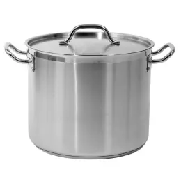 Nerezový vysoký hrnec - objem 20,9l s poklicí