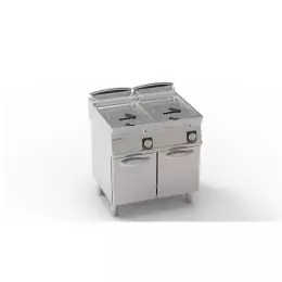 Elektrická fritéza, dvoukomorová na podstavci - objem 2x13 l