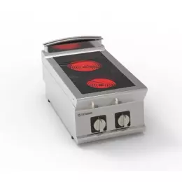 Sklokeramický dvouplotýnkový vařič