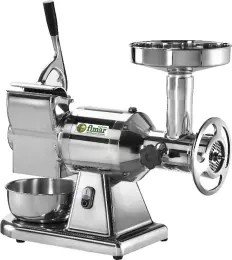 Mlýnek na maso s elektrickým struhadlem na sýr, 250 kg/h + 40 kg/h, 1.1 kW, 230 V