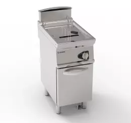 Jednokomorová plynová fritéza 17 l 16,5 kW s uzavřeným dnem