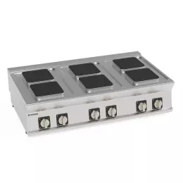 Nastavitelný elektrický vařič 6 čtvercových polí 22x22 cm