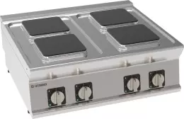 Nastavitelný elektrický vařič 4 čtvercová pole 22x22 cm