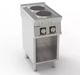 Elektrický vařič, 2-dno o průměru 22 cm s otevřeným dnem