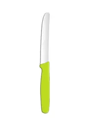 Víceúčelový vroubkovaný nůž, zelený HENDI 841631