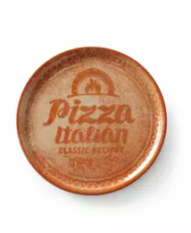 Talíř na pizzu Recipe Collection Brick Red - průměr 31 cm