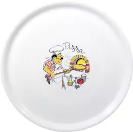 Tradiční talíř na pizzu, bílý - průměr 31 cm HENDI 768808