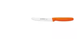 Univerzální nůž s vlnitým ostřím - 11 cm, oranžový