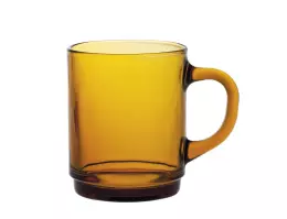 VERSAILLES AMBER sklenice s ouškem, 260 ml - 6 kusů