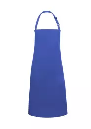 Základní nepromokavá zástěra na šle se sponou 72 x 86 cm modrá