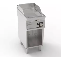 Chromovaná plynová grilovací deska na otevřeném podstavci 35,3x56,4 cm