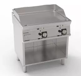 Hladká plynová grilovací deska na otevřeném podstavci 74,8x56,4 cm