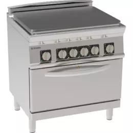 Elektrický sporák s pevnou deskou a troubou GN 2/1