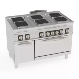 Elektrická kuchyňská linka, 6dno, kw. s troubou GN 2/1