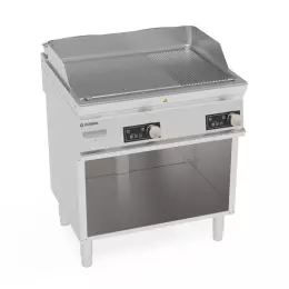 Hladce žebrovaná grilovací deska 400V Tecno74