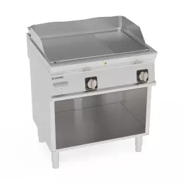 Hladká chromovaná grilovací deska 400V Tecno74