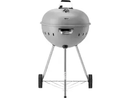 Gril na dřevěné uhlí, kulatý, prům. 54 cm, šedý