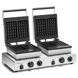 Elektrický dvojitý obdélníkový vaflovač 4x6, 3.5 kW, 230 V