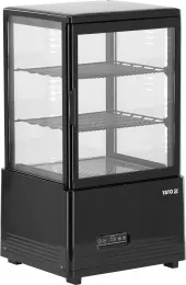 Chladicí vitrína 78 l stříbrná
