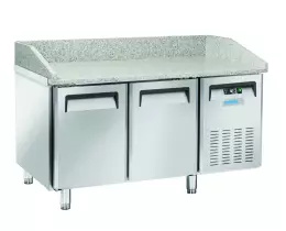 Chladicí dvoudveřový stůl na pizzu