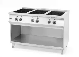 Indukční sporák se 6 varnými zónami, HENDI, 400V/25500W, 120x70x(V)89 cm