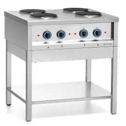 Gastronomická elektrická kuchyně 4-plotýnková, 10,4 kW