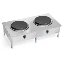 Elektrický gastronomický sporák se 2 hořáky