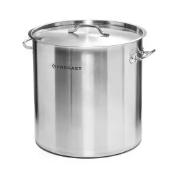 Vysoký hrnec z nerezové oceli s poklicí, 33 l, průměr 35 cm