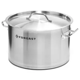 Střední nerezový hrnec s poklicí, 17 l, průměr 32 cm