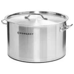Střední hrnec z nerezové oceli s poklicí, 23 l, průměr 35 cm