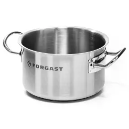 Nízký hrnec z nerezové oceli, 32 l, průměr 40 cm