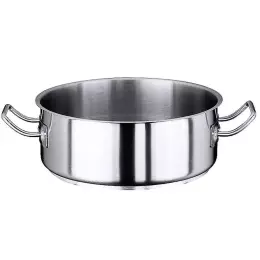 Nerezový nízký hrnec - objem 38 l