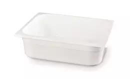 GN 1/2 hrnec 10 cm hluboký z bílého polykarbonátu