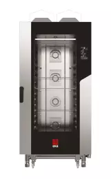 HENDI MKF1664GBM Millenial Black Mask Pekárna 20x600x400 Plynová kombinovaná parní trouba